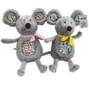 Opakowanie Myszka Grażynka w szaliku 2 kolory 20 cm