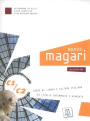 Nuovo Magari C1/C2 Corso di lingua italiana + 2 CD. Autor: De Giuli Alessandro, Carlo Guastalla, Naddeo Ciro Massimo. Dadada.pl Okładka książki Nuovo Magari C1/C2 Corso di lingua italiana + 2 CD