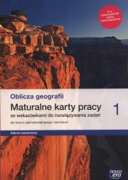 Oblicza Geografii 1 Maturalne Karty Pracy Zakres Rozszerzony Nowa Podstawa Programowa 2019 liceum czteroletnie. Autor: Dorota Burczyk, Violetta Feliniak, Bogusława Marc. Dadada.pl Okładka książki Oblicza Geografii 1 Maturalne Karty Pracy Zakres Rozszerzony Nowa Podstawa Programowa 2019 liceum czteroletnie