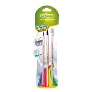 Opakowanie Pędzelki szkolne 3szt bls CRICCO