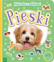 Okładka książki Pieski. Książeczka z naklejkami