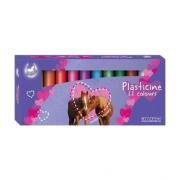 Opakowanie Plastelina 12 kolorów konie
