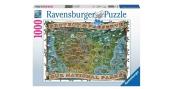 Puzzle 1000 USA - Parki narodowe. Wydawca: Ravensburger. Dadada.pl Opakowanie Puzzle 1000 USA - Parki narodowe