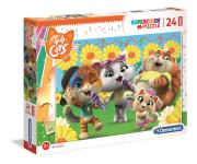 Puzzle 24 Maxi 44 koty. Wydawca: Clementoni. Dadada.pl Opakowanie Puzzle 24 Maxi 44 koty