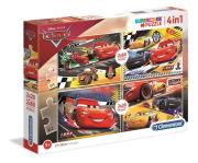 Opakowanie Puzzle 2x60 + 2x20 Auta