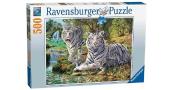 Opakowanie Puzzle 500 Białe tygrysy