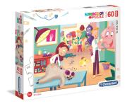 Opakowanie Puzzle Supercolor Maxi 60 To the Vet