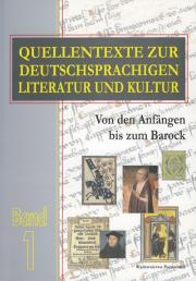 Opakowanie Quellentexte zur Deutschsprachigen Literatur und Kultur Band 1