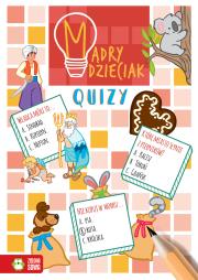 QUIZY MĄDRY DZIECIAK. Autor: Zioła-Zemczak Katarzyna. Dadada.pl Okładka książki QUIZY MĄDRY DZIECIAK