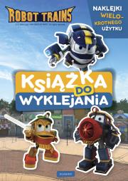 Okładka książki Robot Trains. Książka do wyklejania