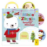 Ruchome elementy. Misio Zbysio szuka Świętego.... Autor: Jannie Ho. Dadada.pl Okładka książki Ruchome elementy. Misio Zbysio szuka Świętego...