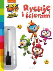 Rysuję i ścieram. Top Wing. Ptasia Akademia. Autor: Katarzyna Olech-Michałowska. Dadada.pl Okładka książki Rysuję i ścieram. Top Wing. Ptasia Akademia