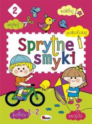 Sprytne smyki 2. Autor: Jolanta Czarnecka. Dadada.pl Okładka książki Sprytne smyki 2
