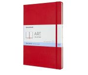 Opakowanie Szkicownik A4/96K TW czerwony MOLESKINE