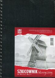 Opakowanie Szkicownik klasyczny A4 98g 80 kartek spirala