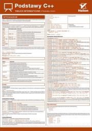 Okładka książki Tablice informatyczne. Podstawy C++