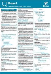 Okładka książki Tablice informatyczne. React