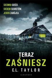 Teraz zaśniesz. Autor: C.L. Taylor. Dadada.pl Okładka książki Teraz zaśniesz