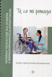 To co mi pomaga Materiały edukacyjne dla uczniów z niepełnosprawnością intelektualną. Autor: Opracowanie zbiorowe. Dadada.pl Okładka książki To co mi pomaga Materiały edukacyjne dla uczniów z niepełnosprawnością intelektualną