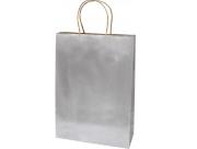 Opakowanie Torba prezentowa duża Eko srebrna