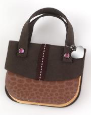 Opakowanie Torebka - notatnik - brązowa