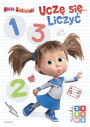 Uczę się... liczyć. Masza i Niedźwiedź. Autor: Opracowanie zbiorowe. Dadada.pl Okładka książki Uczę się... liczyć. Masza i Niedźwiedź