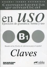 Uso B1 claves Ejercicios de gramatica: forma y uso. Autor: Gonzales Hermoso Alfredo. Dadada.pl Okładka książki Uso B1 claves Ejercicios de gramatica: forma y uso