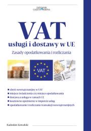 Okładka książki VAT usługi i dostawy w UE