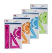 Zestaw kreślarski ealstyczny 20cm (12szt) EASY. Wydawca: Easy Stationery. Dadada.pl Opakowanie Zestaw kreślarski ealstyczny 20cm (12szt) EASY