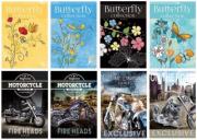 Opakowanie Zeszyt A5 w kratkę 48 karte metalizowany 16 sztuk