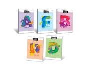 Opakowanie Zeszyt A5/80K kratka Letters (5szt)