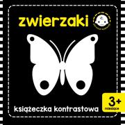 ZWIERZAKI KSIĄŻECZKA KONTRASTOWA. Autor: WYDAWNICTWO SKRZAT. Dadada.pl Okładka książki ZWIERZAKI KSIĄŻECZKA KONTRASTOWA
