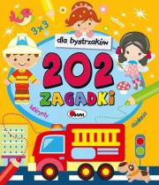 202 ZAGADKI DLA BYSTRZAKÓW. Autor: Jolanta Czarnecka. Dadada.pl Okładka książki 202 ZAGADKI DLA BYSTRZAKÓW
