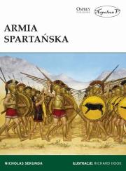 Armia spartańska. Autor: Sekunda Nicholas. Dadada.pl Okładka książki Armia spartańska