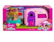 Barbie. Chelse z przyczepą kempingową. Wydawca: Mattel. Dadada.pl Opakowanie Barbie. Chelse z przyczepą kempingową