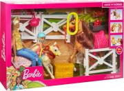 Opakowanie Barbie. Stadnina koni zestaw z lalkami