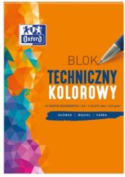 Blok techniczny A4/10K 225G kolor (20szt) OXFORD. Wydawca: Oxford. Dadada.pl Opakowanie Blok techniczny A4/10K 225G kolor (20szt) OXFORD
