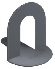 Opakowanie Book End Podpórka pod książki szara