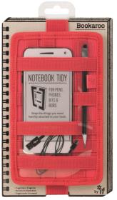 Opakowanie Bookaroo Notebook Tidy Organizer na notes czerwony