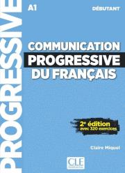 Communication progressive du français Niveau débutant Livre + CD. Autor: Miquel Claire. Dadada.pl Okładka książki Communication progressive du français Niveau débutant Livre + CD