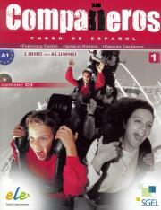 Companeros 1 podr + CD. Autor: Castro Francisca. Dadada.pl Okładka książki Companeros 1 podr + CD