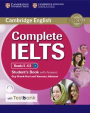 Complete IELTS Bands 5-6.5 Student's Book with Answers with CD-ROM with Testbank. Autor: Brook-Hart Guy, jakeman Vanessa. Dadada.pl Okładka książki Complete IELTS Bands 5-6.5 Student's Book with Answers with CD-ROM with Testbank