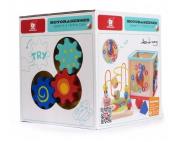 Opakowanie Drewniana kostka edukacyjna pszczółka