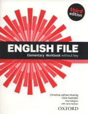 English File 3E Elementary WB OXFORD. Autor: Latham-Koenig Christina, Oxenden Clive. Dadada.pl Okładka książki English File 3E Elementary WB OXFORD
