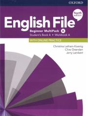 English File 4E Beginner Multipack A + online. Autor: Latham-Koenig Christina, Oxenden Clive, Lambert Jerry. Dadada.pl Okładka książki English File 4E Beginner Multipack A + online