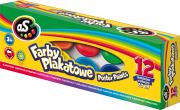 Opakowanie Farby plakatowe 12 kolorów 20ml AS