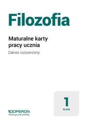 Okładka książki Filozofia LO 1 Maturalne karty pracy ZR w.2019