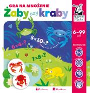 GRA NA MNOŻENIE ŻABY CZY KRABY KAPITAN NAUKA. Autor: Opracowanie zbiorowe. Dadada.pl Okładka książki GRA NA MNOŻENIE ŻABY CZY KRABY KAPITAN NAUKA
