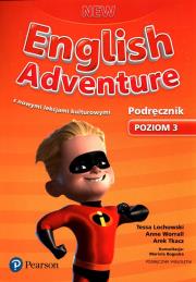 JĘZYK ANGIELSKI NEW ENGLISH ADVENTURE 3 PODRĘCZNIK TAP025. Autor: Tessa Lochowski, Anne Worrall, Tkacz Arek. Dadada.pl Okładka książki JĘZYK ANGIELSKI NEW ENGLISH ADVENTURE 3 PODRĘCZNIK TAP025