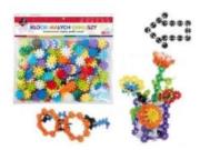 Opakowanie Klocki kwiatuszki 340 elementów